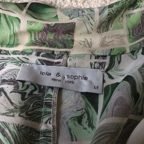 Lola & Sophie Tile Print Drawstring Jacket - Picture 7 of 10